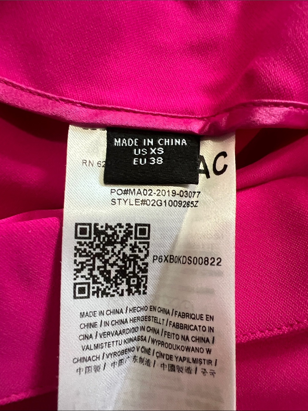 Guess by Marciano Wide Leg Pants NWT Pink Pleated Size XS - Picture 8 of 10
